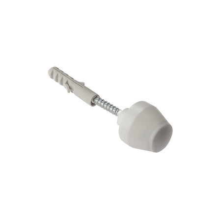 Forgefix Sanitary Ware Fixing White Cap M10 x 140mm 1 Pair