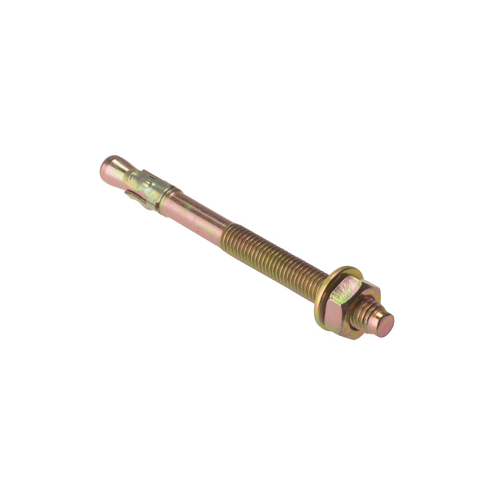 Forgefix Through Bolt Zinc Yellow Passivated M16 x 180mm Bag 5