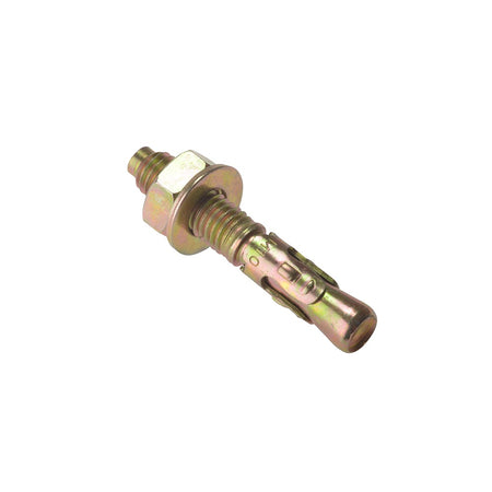 Forgefix Through Bolt Zinc Yellow Passivated M8 x 95mm Bag 10