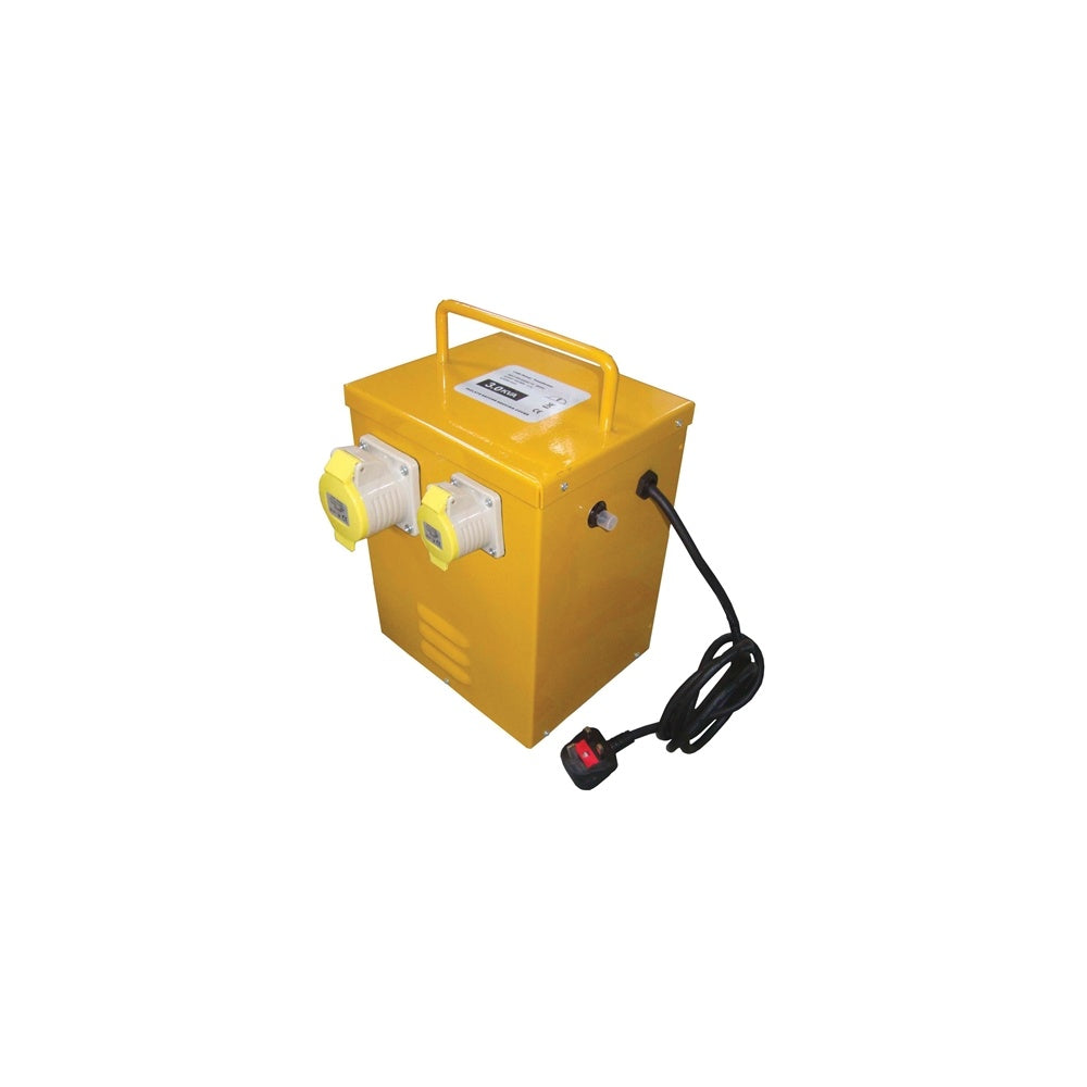 Faithfull Power Plus Heater Transformer 3KVA Continuous Rate