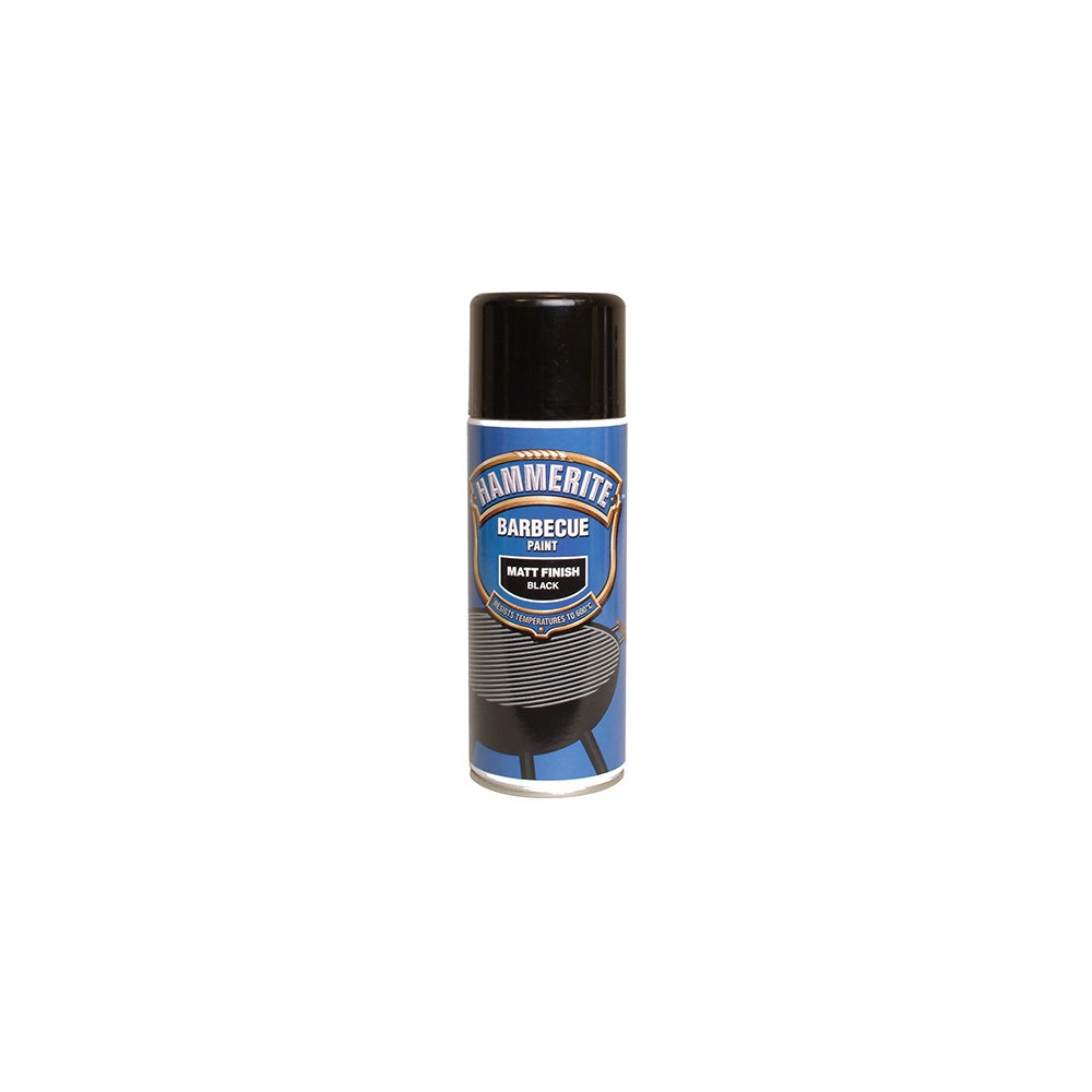 Hammerite BBQ Paint Aerosol Black Matt 400ml