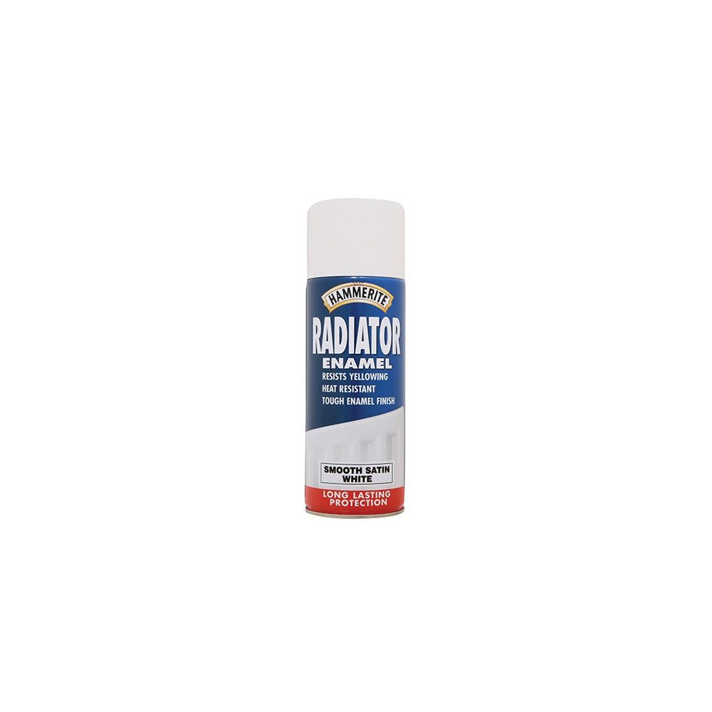 Hammerite Radiator Enamel Aerosol Satin 400ml