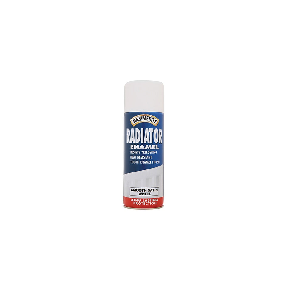 Hammerite Radiator Enamel Aerosol Satin 400ml