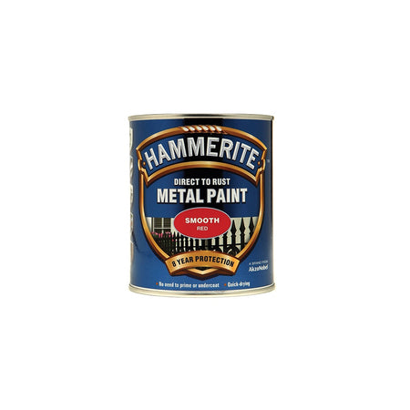 Hammerite Direct to Rust Smooth Finish Metal Paint Red 750ml
