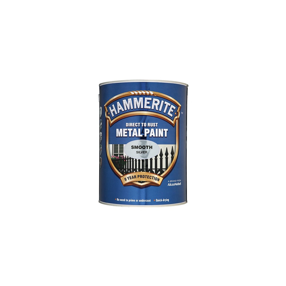 Hammerite Direct to Rust Smooth Finish Metal Paint White 250ml