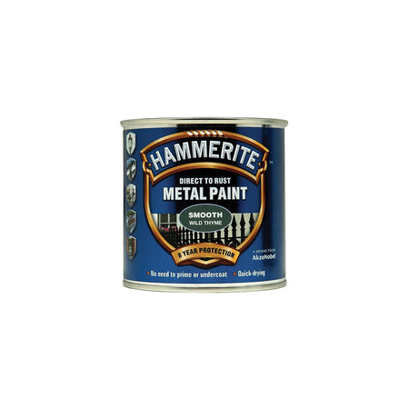 Hammerite Direct to Rust Smooth Finish Metal Paint Wild Thyme 250ml
