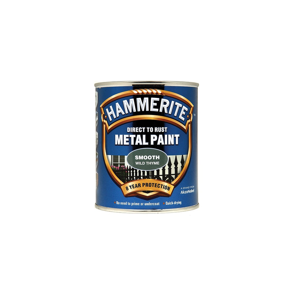 Hammerite Direct to Rust Smooth Finish Metal Paint Wild Thyme 750ml