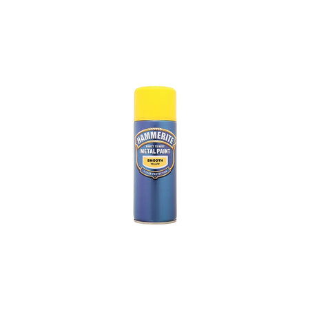 Hammerite Direct to Rust Smooth Finish Aerosol Yellow 400ml