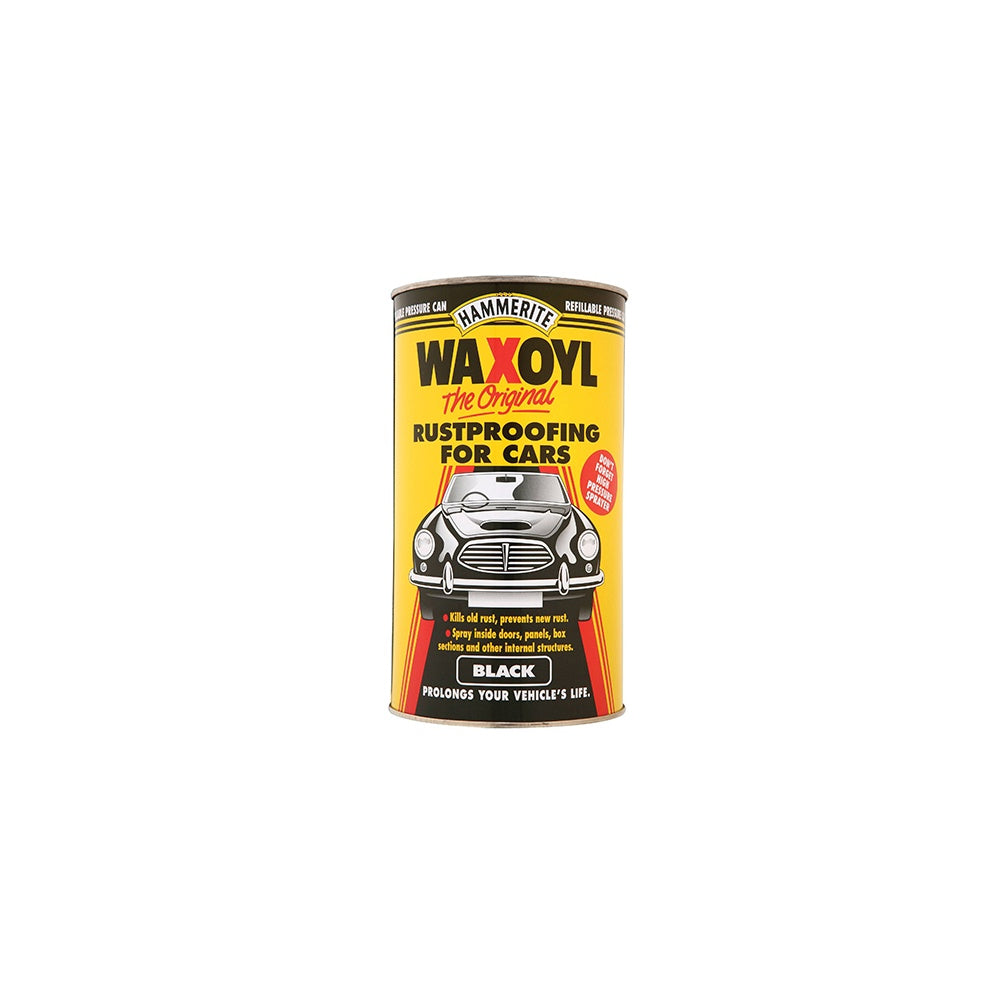 Hammerite Waxoyl Black Pressure Can 2.5 Litre