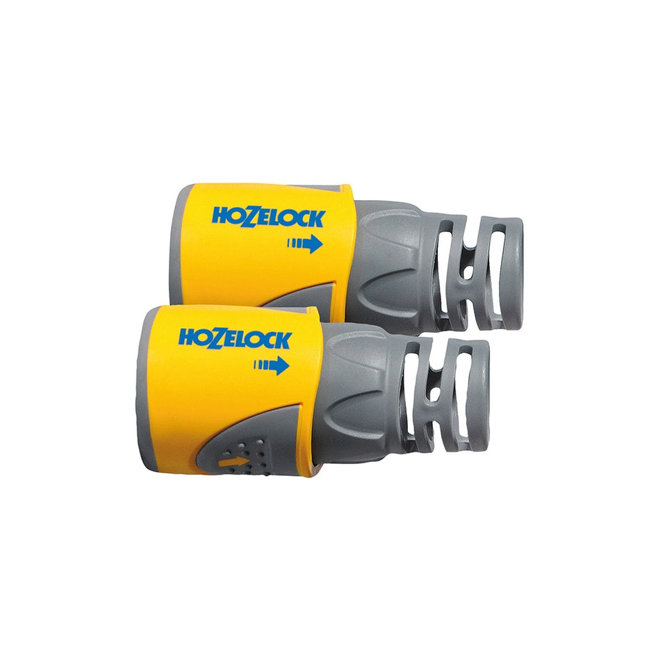 Hozelock 2050 Hose End Connector for 12.5-15 mm (1/2 in & 5/8 in) Hose Twin Pack
