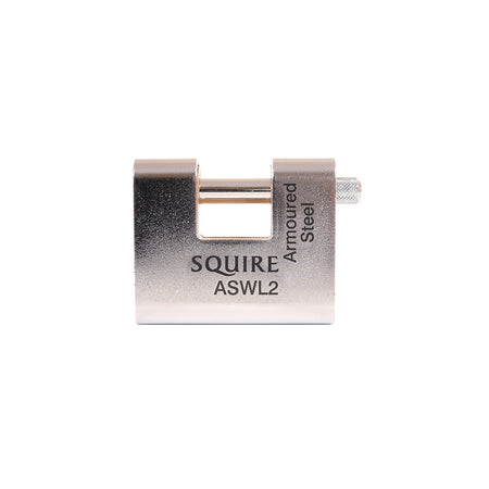 Henry Squire ASWL2KA Warehouse Padlock 80mm Steel Armoured Keyed Alike