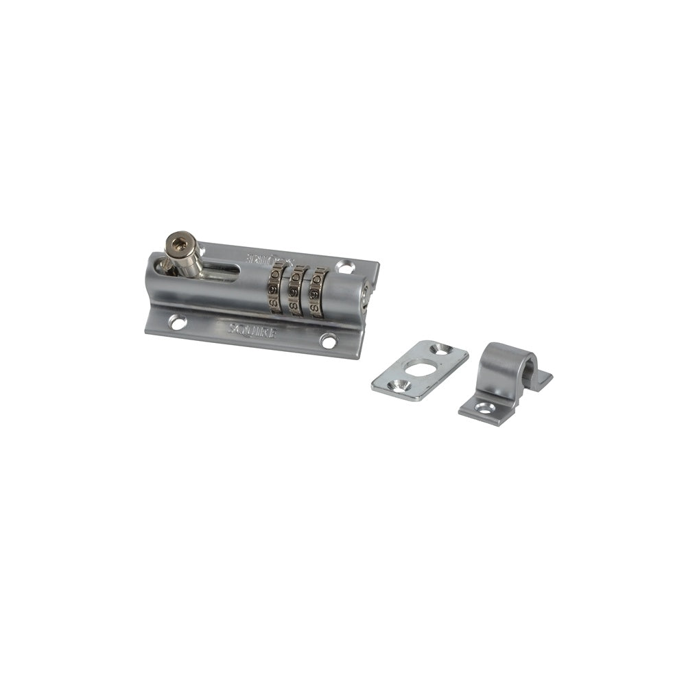 Henry Squire 3-Wheel Recodeable Combi Bolt Lock Chrome