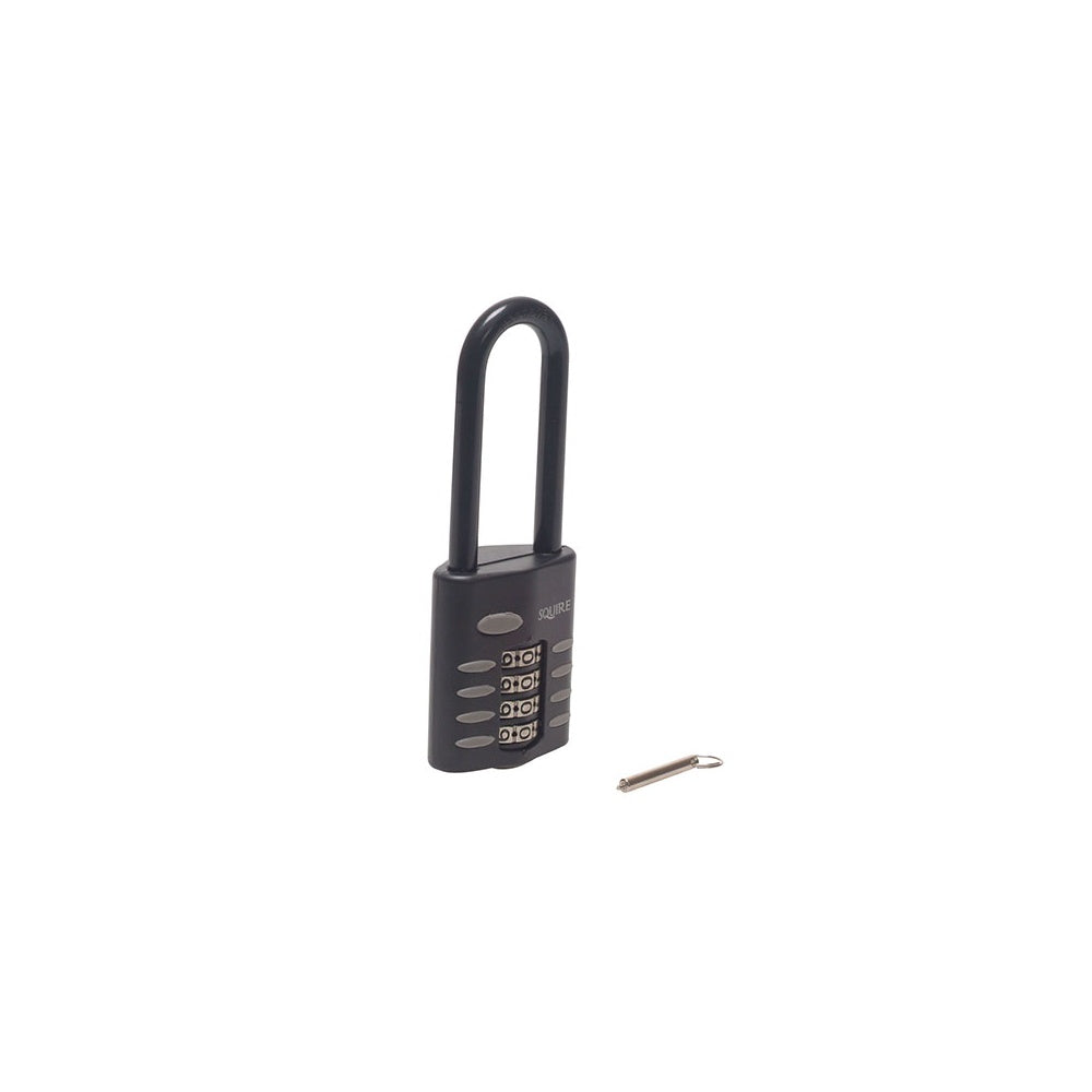 Henry Squire CP50/2.5 Combination Padlock 4 Wheel 50mm Extra Long Shackle 63.5mm