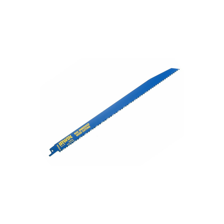 IRWIN Sabre Saw Blade 156R 300mm Nail Embeded Wood Cut Pack of 5