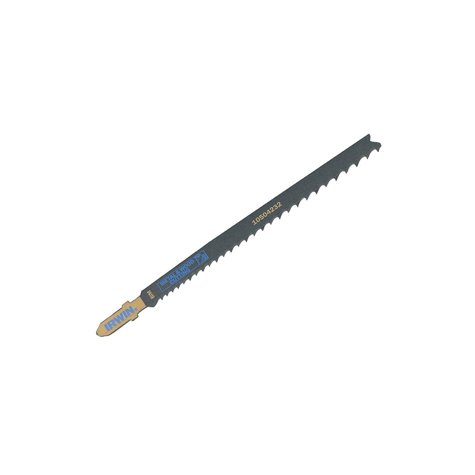 IRWIN Jigsaw Blades Metal & Wood Cutting Pack of 5 T345XF