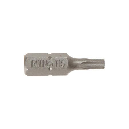 IRWIN Screwdriver Bits Torx T15 25mm Pack of 2