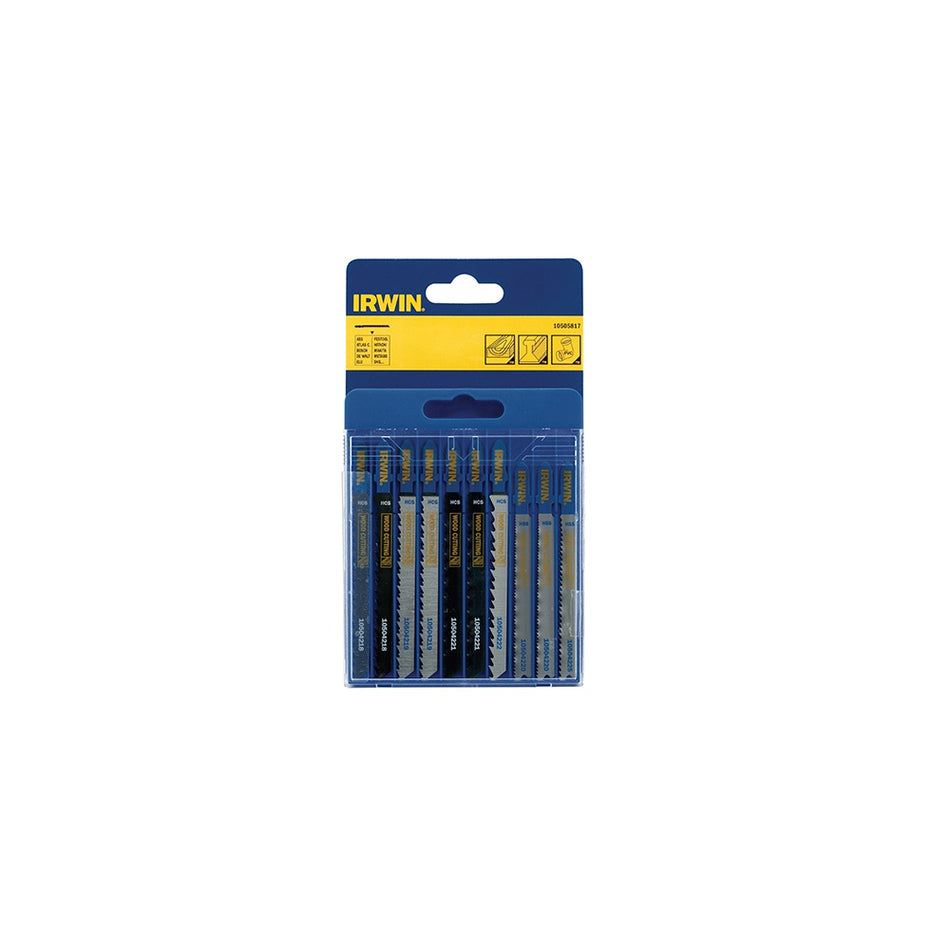 IRWIN Jigsaw Blade Set Assorted 10 Piece Set