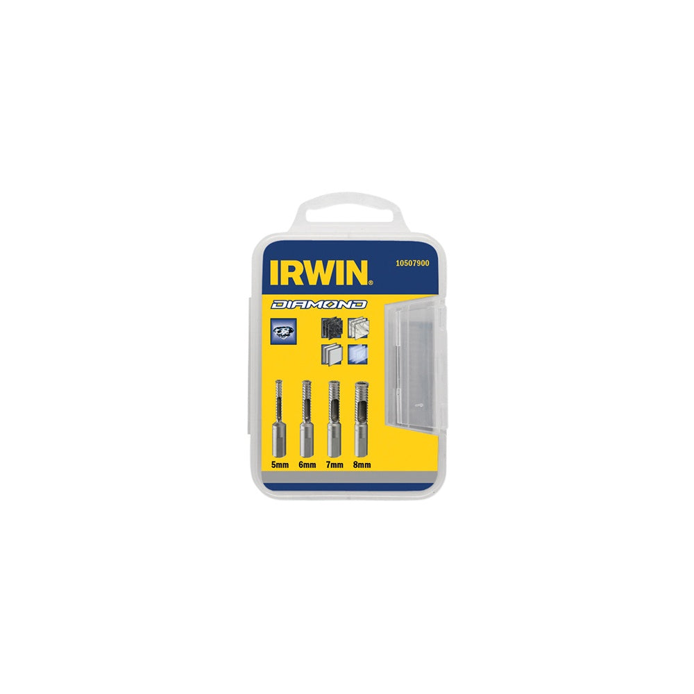 IRWIN Diamond Drill Bit Set of 4