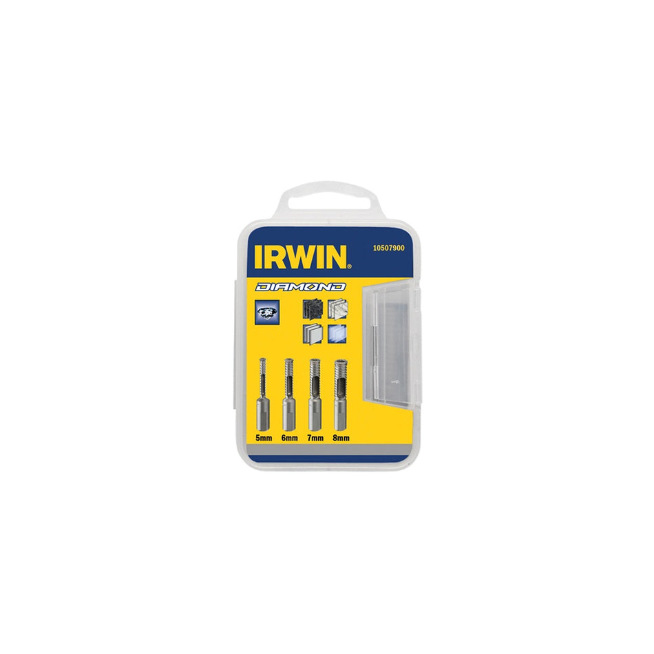 IRWIN Diamond Drill Bit Set of 4