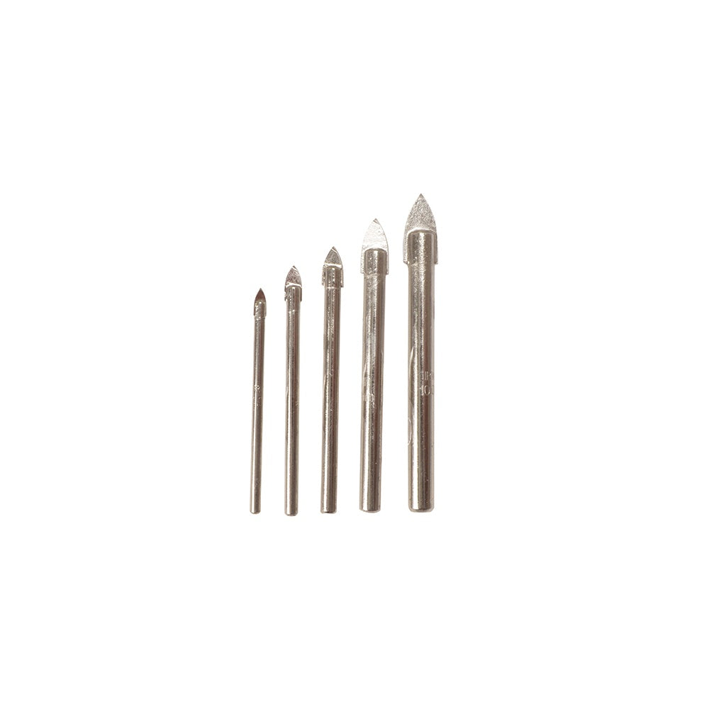 IRWIN Glass & Tile Drill Bit Set of 5: 4, 5, 6, 8 & 10mm