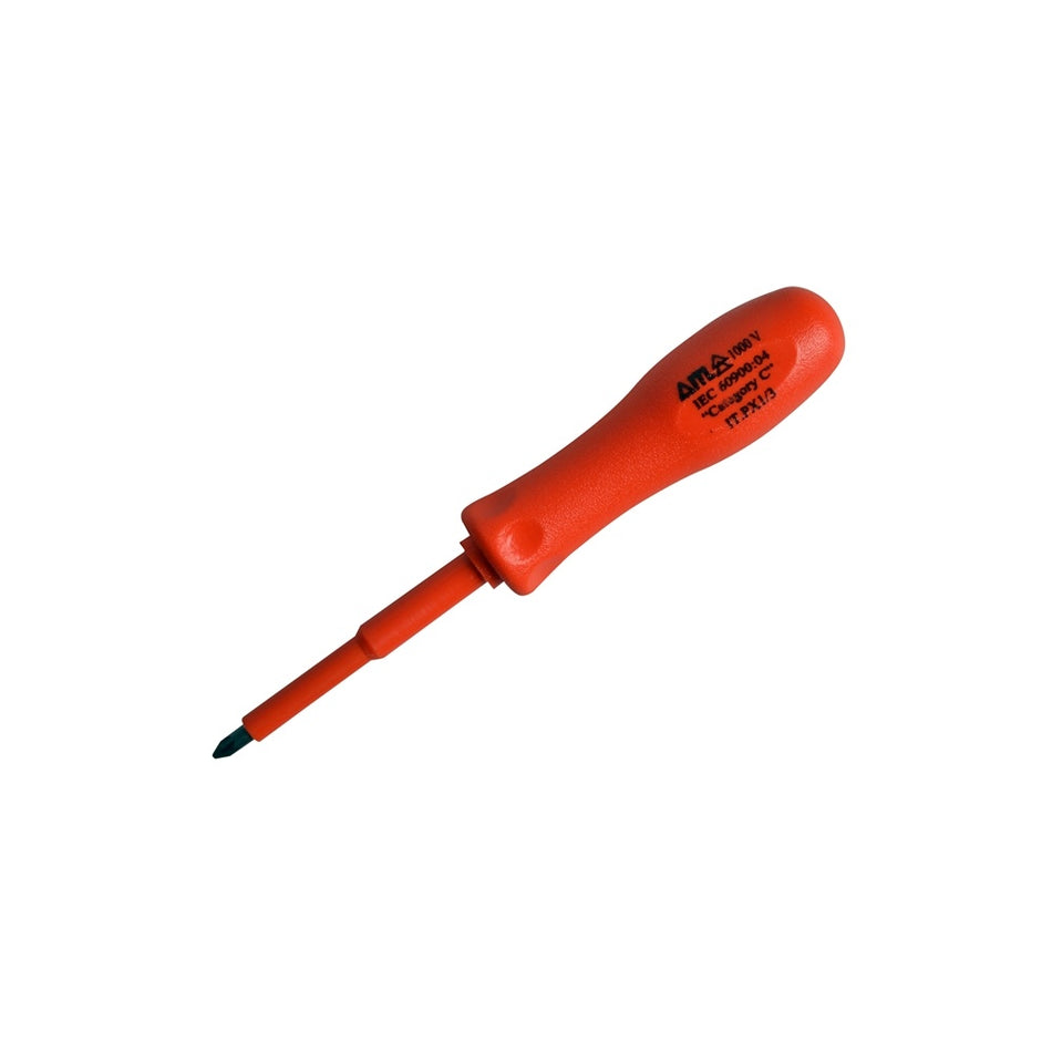 ITL Insulated Insulated Screwdriver Pozi No.1 x 75mm (3in)