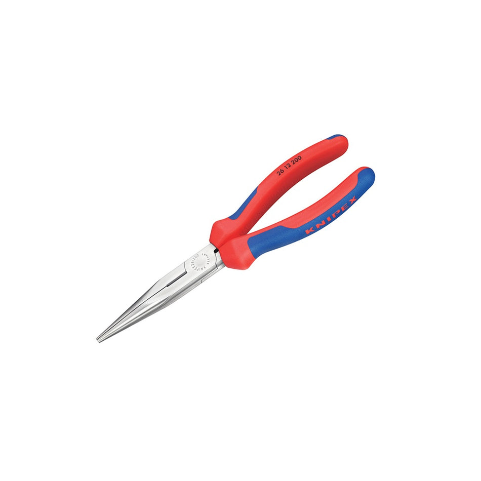 Knipex Snipe Long Nose Side Cutting Pliers Multi Component Grip 200mm (8in)