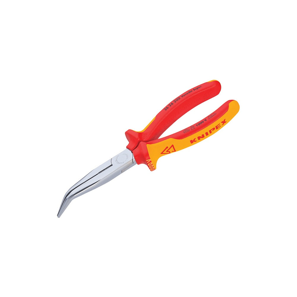 Knipex Bent Long Nose - Side Cutters VDE Certified Grip 200mm