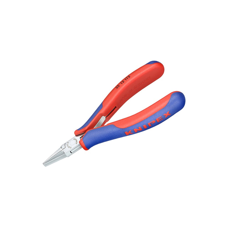 Knipex Electronics Flat Jaw Pliers Multi Component Grip 115mm