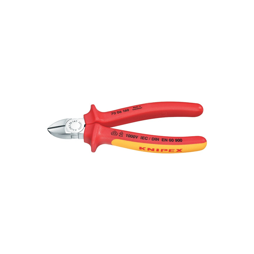 Knipex Diagonal Cutting Pliers VDE Certified Grip 180mm