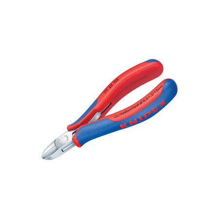 Knipex Electronic Diagonal Cut Pliers - Round Non Bevelled 115mm