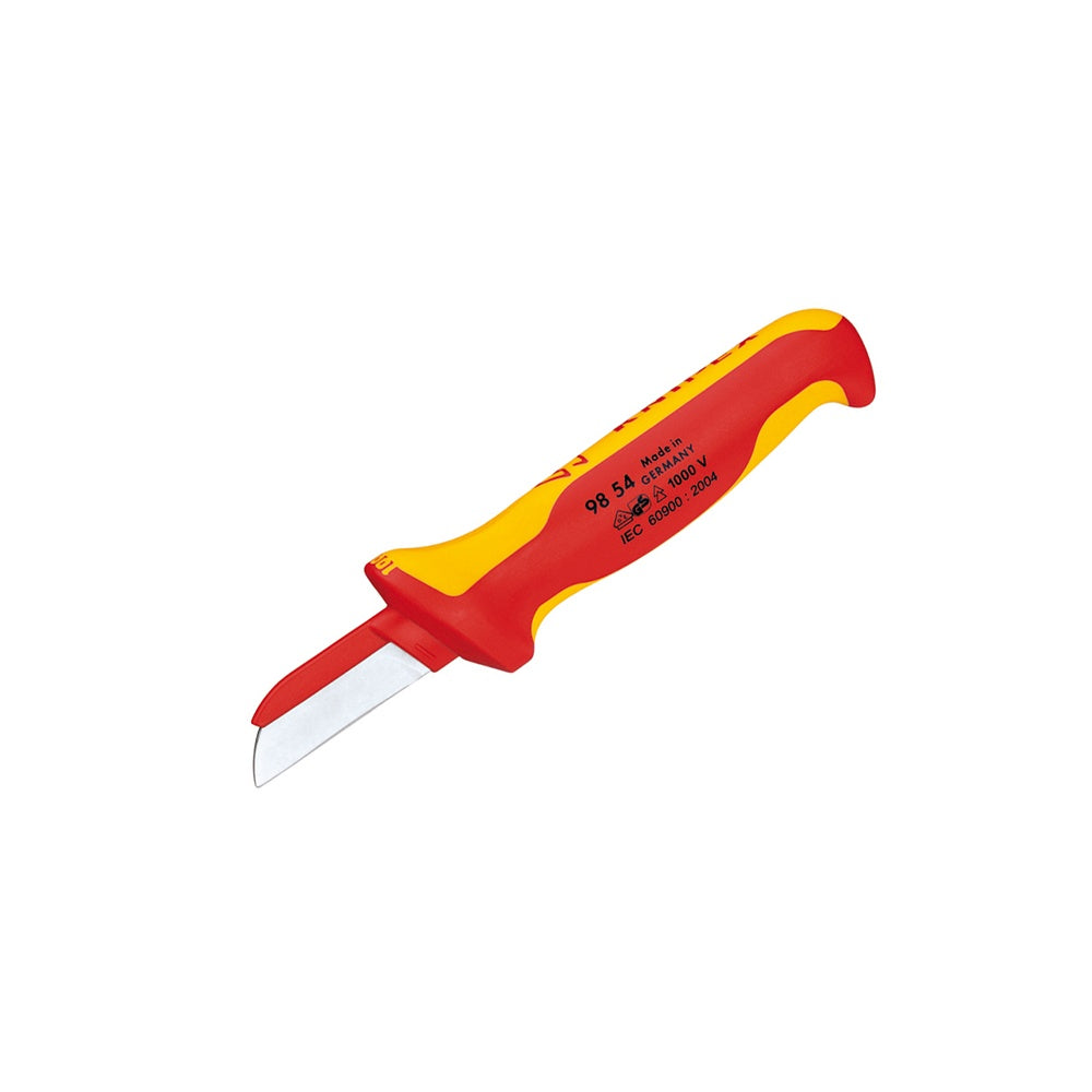 Knipex Cable Knife VDE Insulated (Back of Blade Insulated)