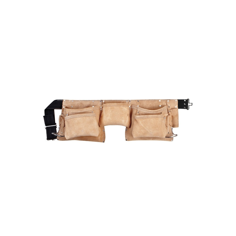 Kuny's AP-527X Heavy-Duty Leather Work Apron 12 Pocket