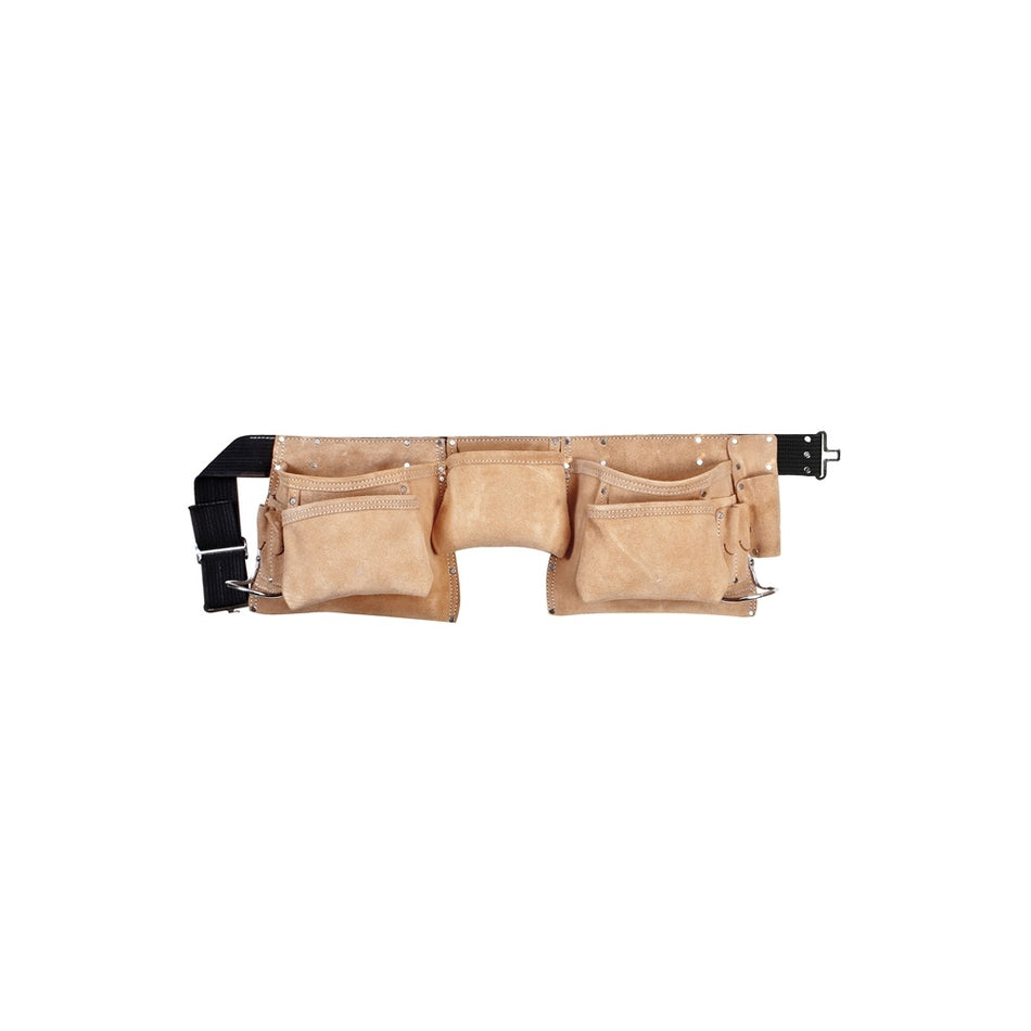 Kuny's AP-527X Heavy-Duty Leather Work Apron 12 Pocket