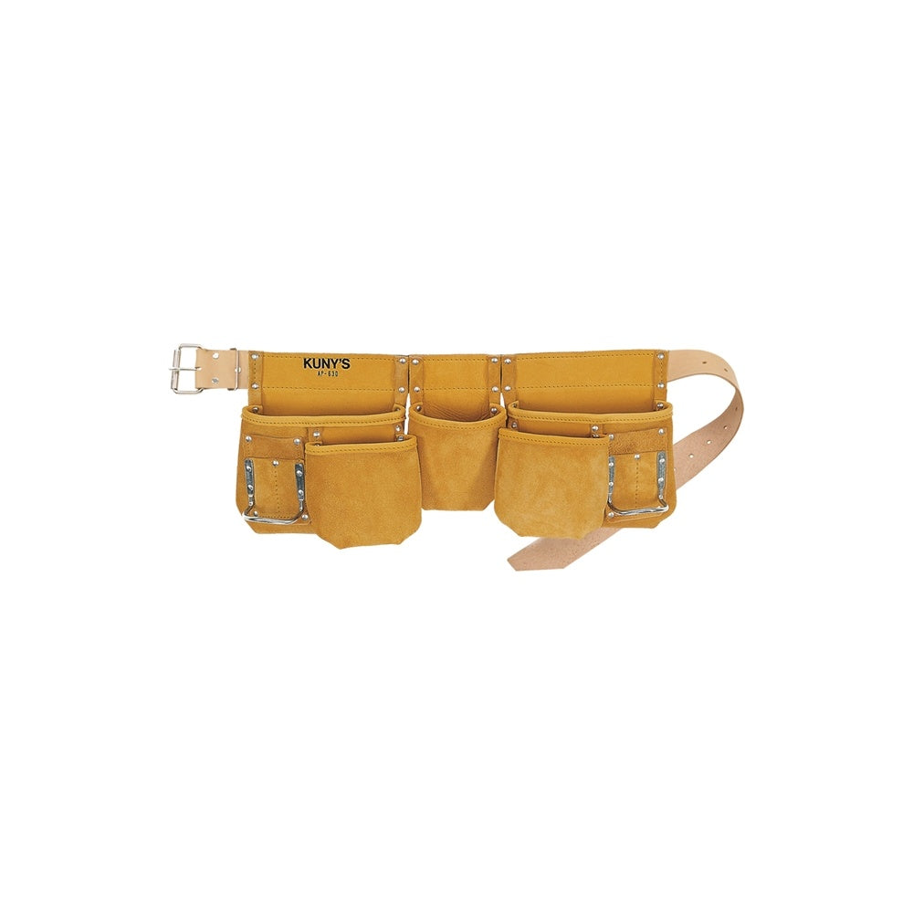 Kuny's AP-630 Carpenters Apron 13 Pocket Full Grain Leather
