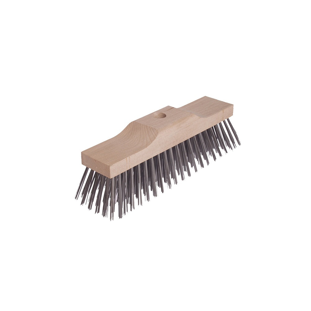 Lessmann Broom Head Raised Wooden Stock 6 Row 300mm x 70mm
