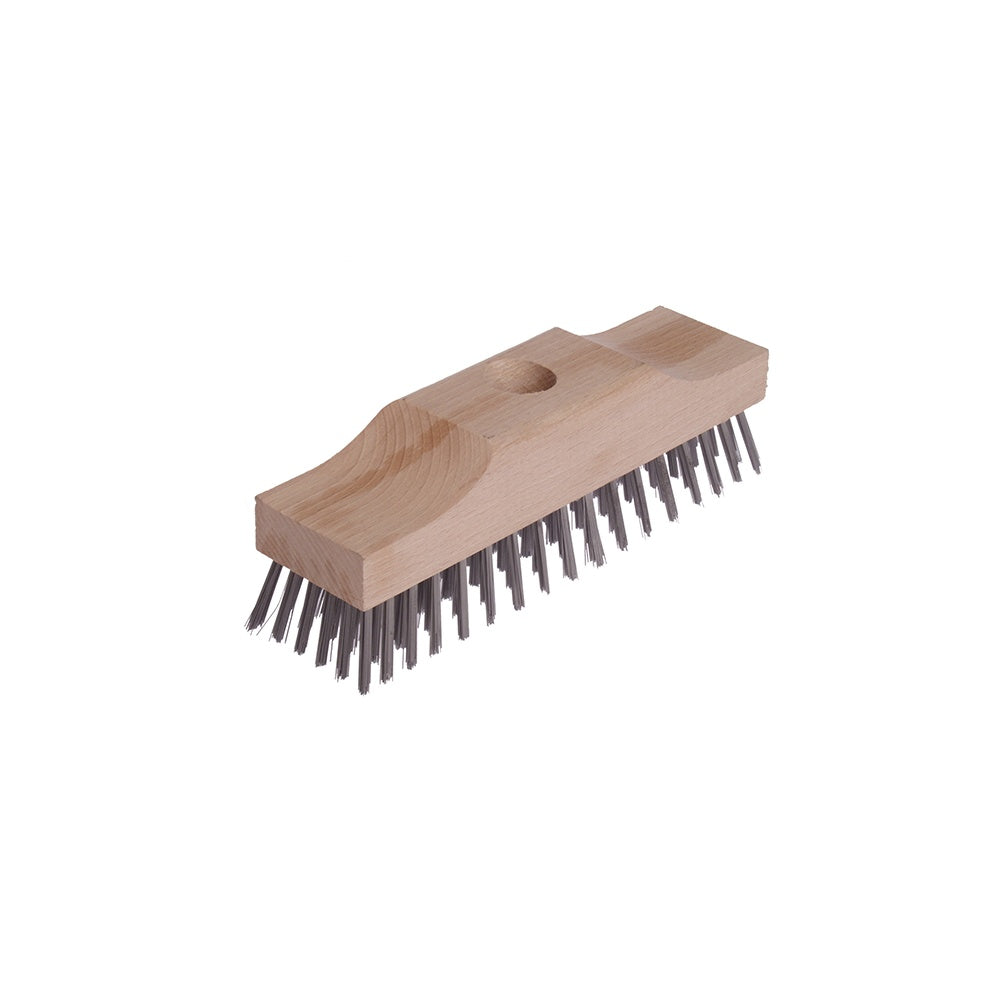 Lessmann Broom Head Raised Wooden Stock 6 Row 220mm x 60mm