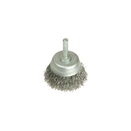 Lessmann DIY Steel Wire Cup Brush 50mm x 0.35 Wire