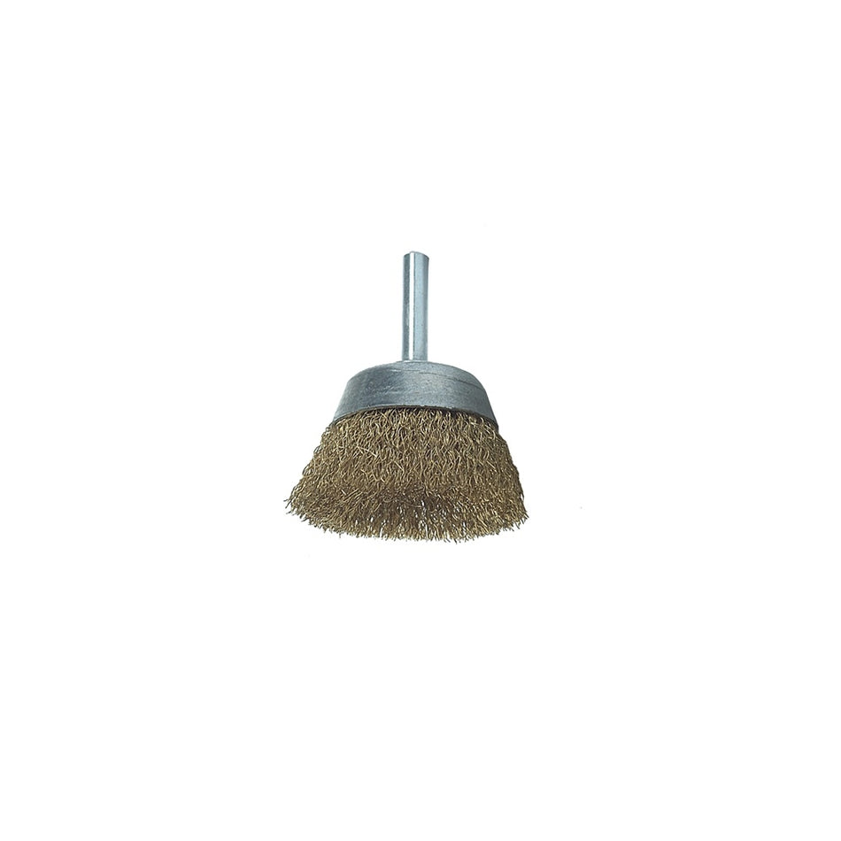 Lessmann DIY Brass Cup Brush 50mm x 0.25 Wire