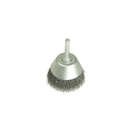 Lessmann Cup Brush with Shank D40mm x 15h x 0.30 Steel Wire