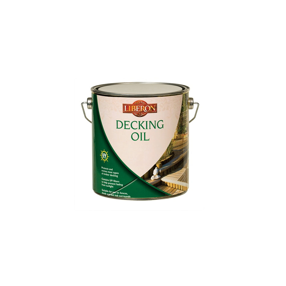 Liberon Decking Oil Medium Oak 2.5 Litre
