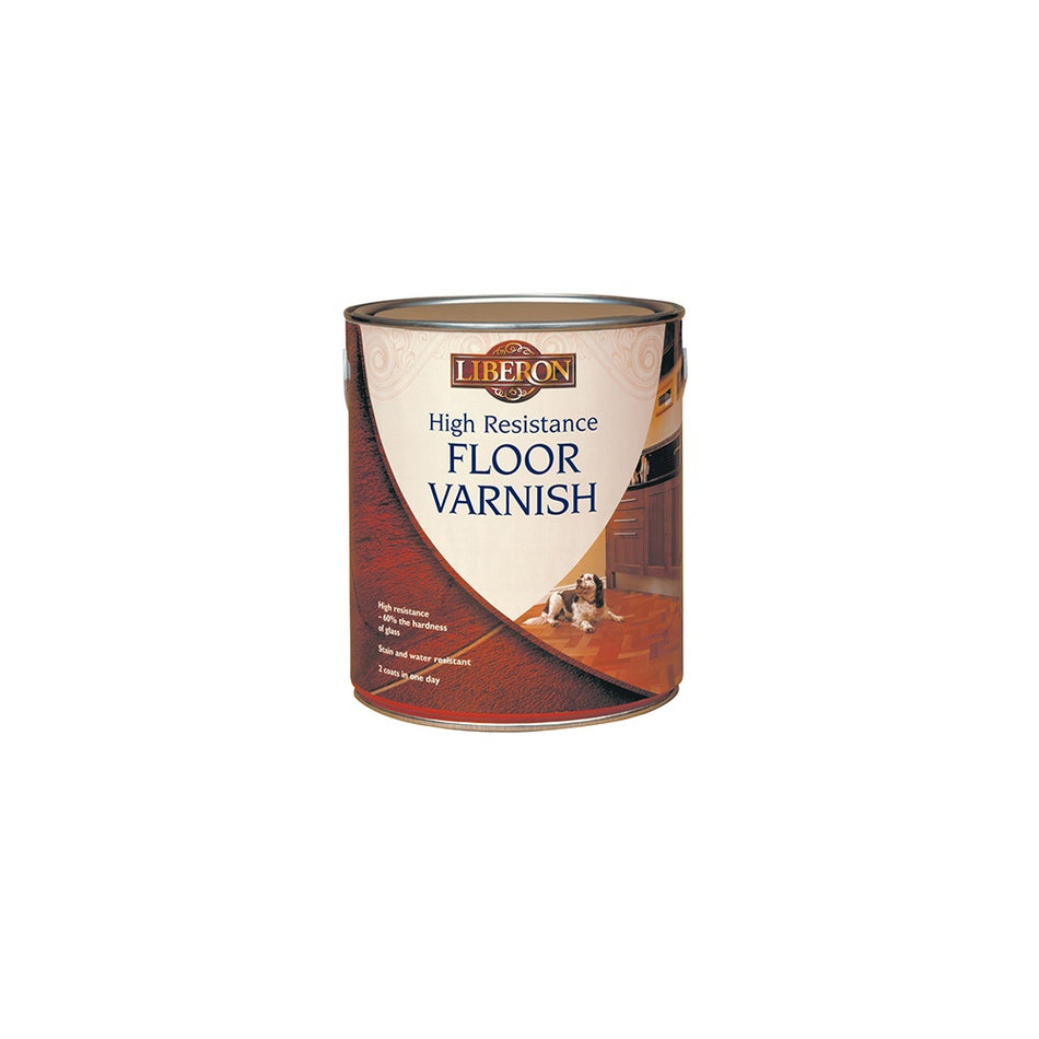 Liberon High Resistance Floor Varnish Clear Matt 2.5 Litre