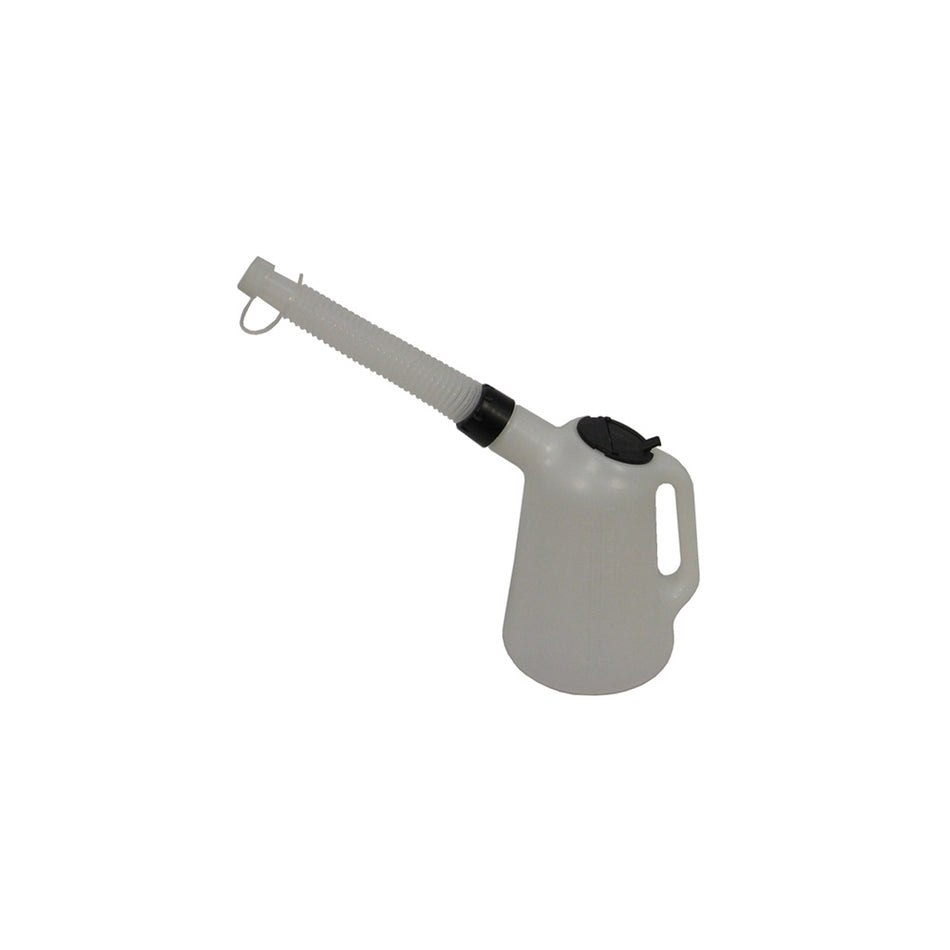 Lumatic Polythene Oil Measure Jug With Spout 5 Litre
