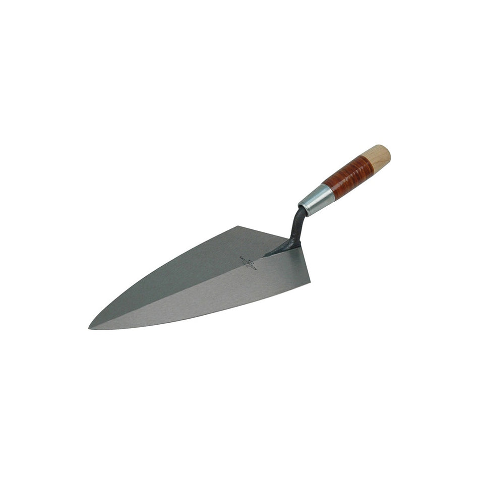 Marshalltown 19L Philadelphia Pattern Brick Trowel Leather Handle 10in