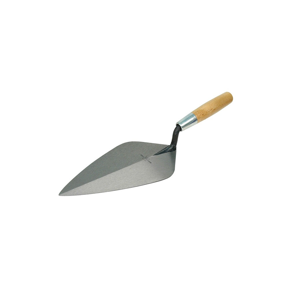 Marshalltown 34 Wide London Pattern Brick Trowel - Wooden Handle 11in