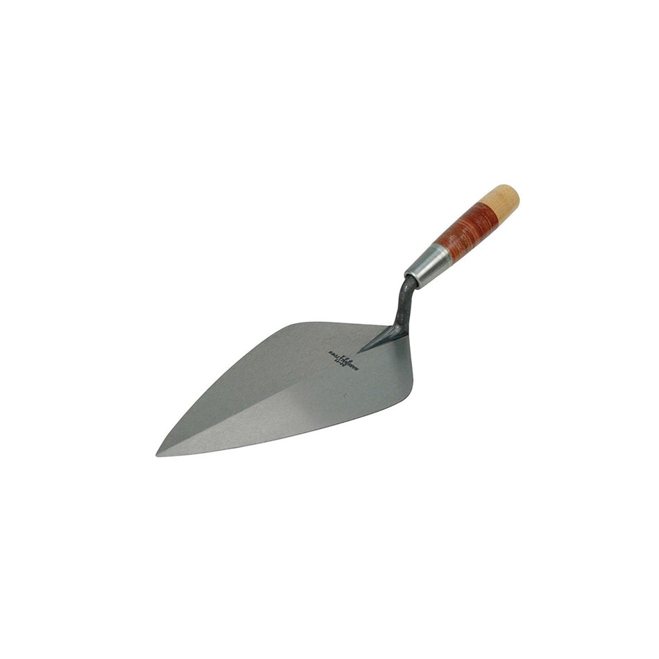 Marshalltown 34L Wide London Pattern Brick Trowel Leather Handle 11in