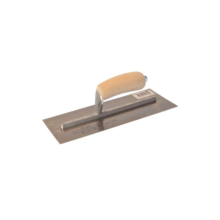 Marshalltown MXS4 Plasterers Finishing Trowel Wooden Handle 11.1/2in x 4.3/4in
