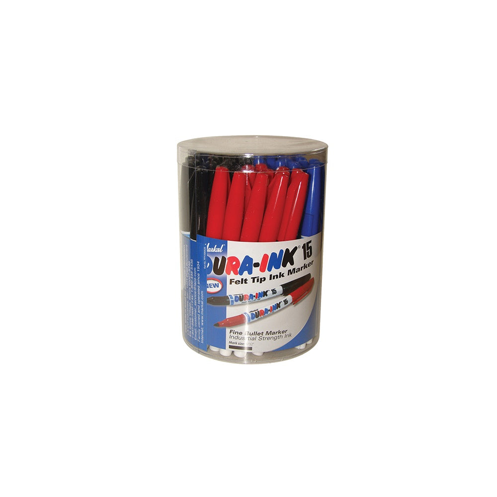 Markal Dura-Ink 15 Fine Tip Marker Tub 48