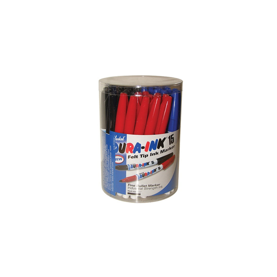 Markal Dura-Ink 15 Fine Tip Marker Tub 48