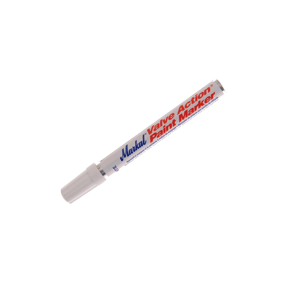Markal Valve Action Paint Marker - White