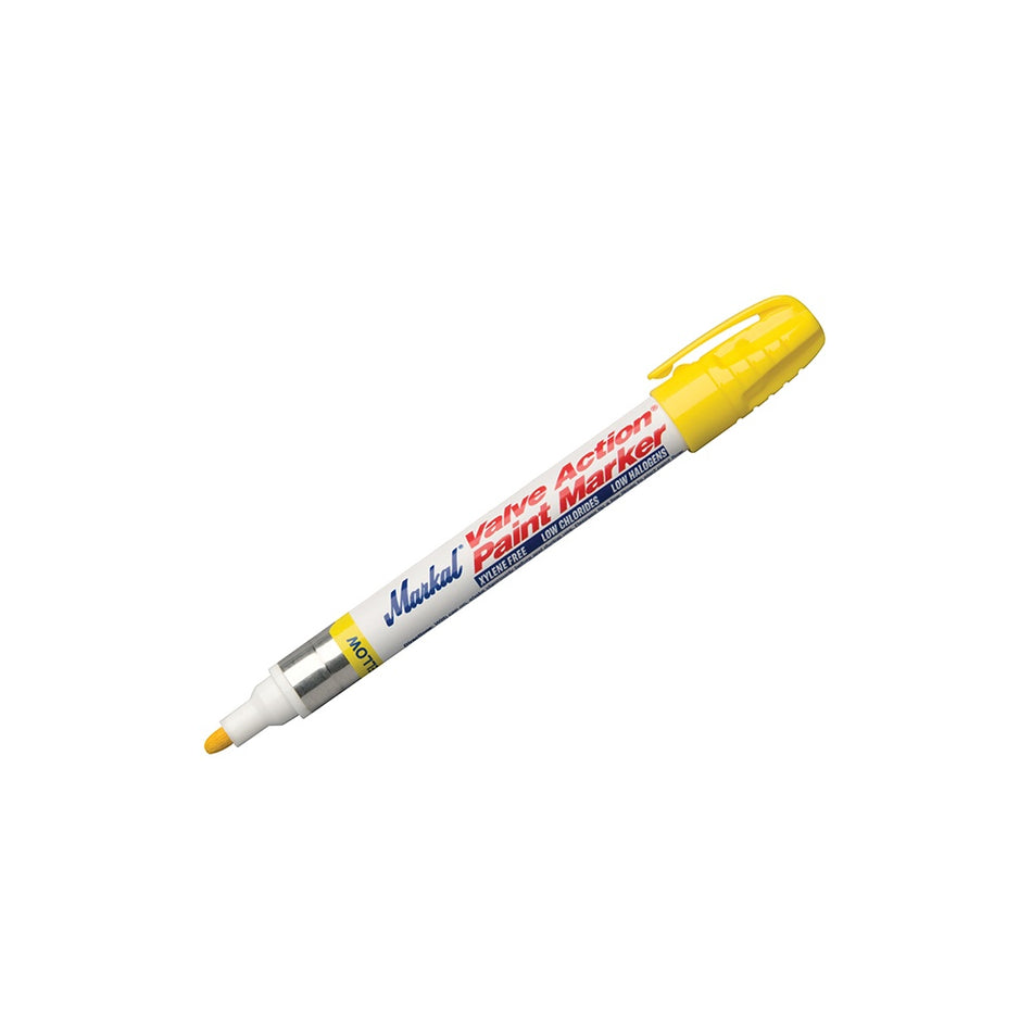 Markal Valve Action Paint Marker - Yellow